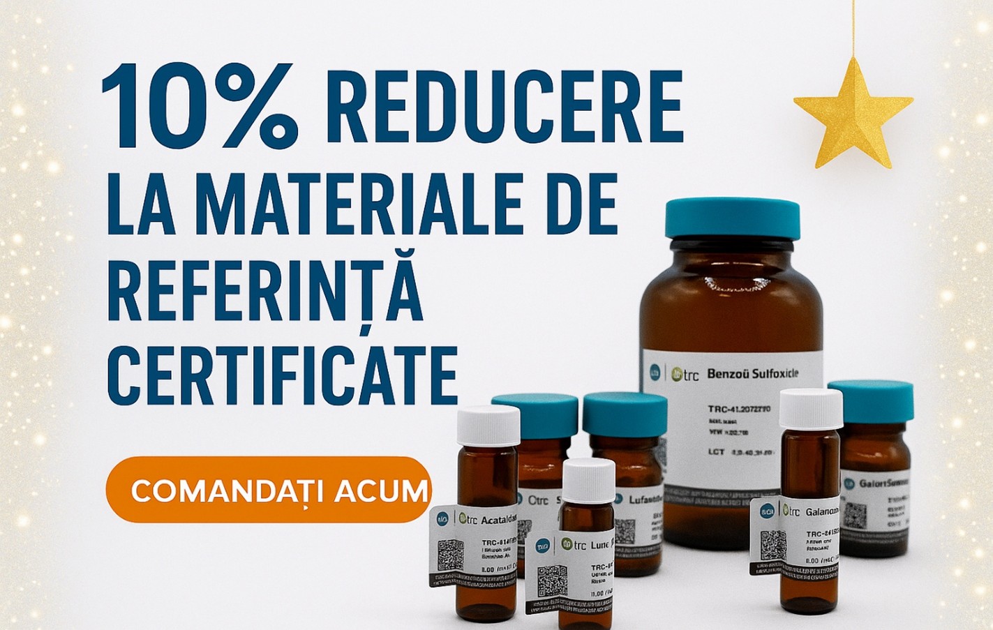 10% reducere la materiale de referinta certificate LGC