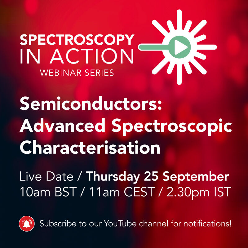 Webinar Edinburgh: Caracterizarea spectroscopica avansata